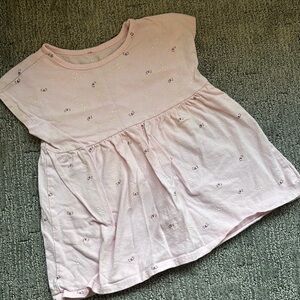 10 for $10🔥Pink Baby Dress with Floral Pattern